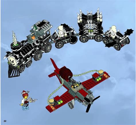 LEGO The Ghost Train Instructions 9467, Monster Fighters