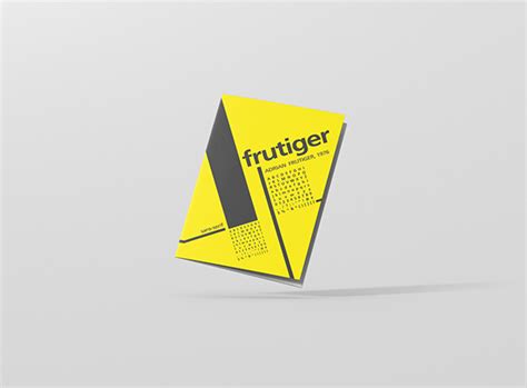 Frutiger Font Family - Leaflet Design :: Behance