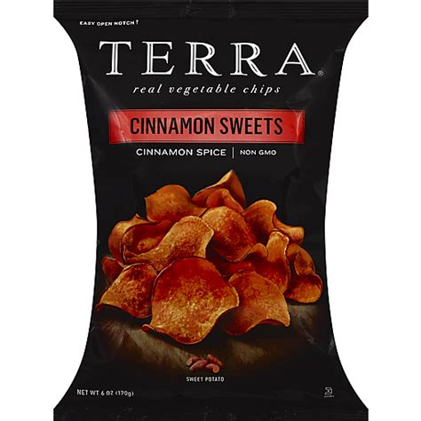 Terra Chips Sweet Potato Chips Cinnamon Sweets | Snacks, Chips & Dips ...