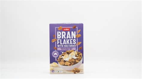 Coles Bran Flakes with Sultanas Review | Breakfast cereals comparison ...