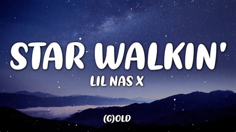 LIL NAS X - STAR WALKIN' | Letra/Lyrics - YouTube