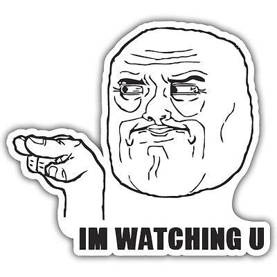 watching you finger pointing / MEME STICKER 77x87mm vw euro jdm | eBay