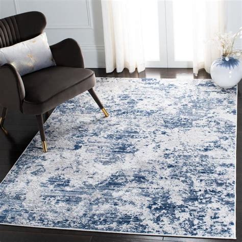 Safavieh Amelia Marche 9 x 12 Navy/Gray Abstract Area Rug in the Rugs department at Lowes.com