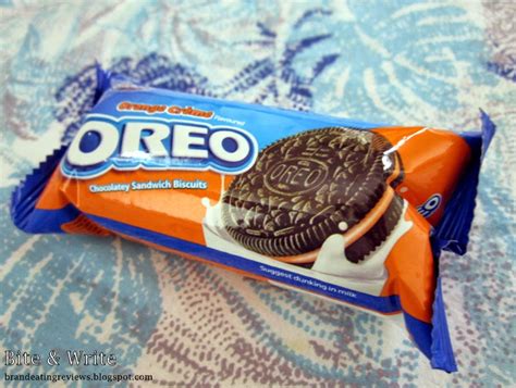 Bite & Write: Review - Orange Créme Flavored Oreo Chocolatey Sandwich Biscuits