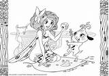 Mia And Me Coloring Pages Sketch Page sketch template