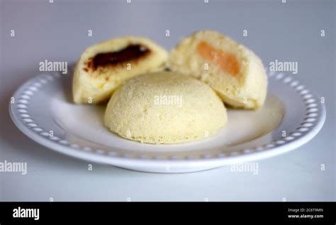 Steamed bakpia or bakpia kukus from Yogyakarta, Indonesia Stock Photo ...