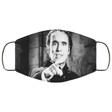 Dracula Vampire Christopher Lee Face Mask