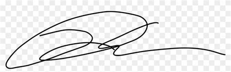 Signature Transparent Simple - Simple Signature Transparent, HD Png Download - 2000x532(#4464418 ...