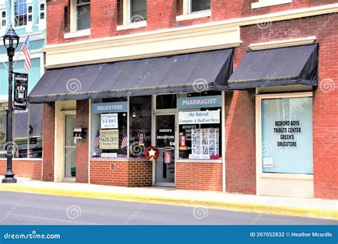 Bedford Boys Tribute Center Storefront in Bedford, Virginia, May 2020 ...