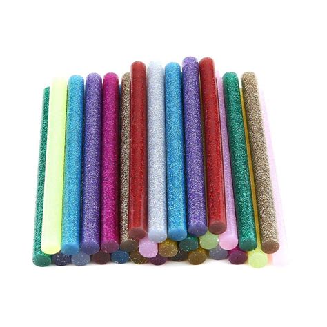 30pcs/pack Multi Color Glitter Hot Glue Sticks