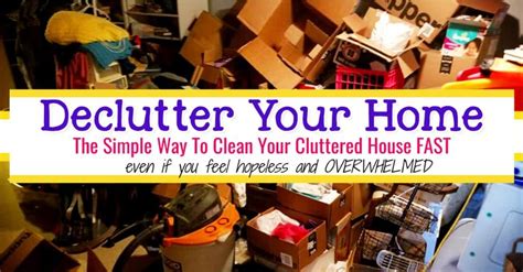 How To Clean a Cluttered House FAST Even If You're Drowning In Clutter ...