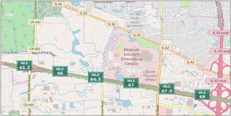 I-90 (Interstate 90): Kennedy Expressway, Jane Addams Memorial Tollway (Northwest Tollway) with ...