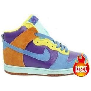 Mens Nike Dunk High 6.0 Pure Purple Pro Cyan Bright Coral | Nike dunks, Nike men, Nike