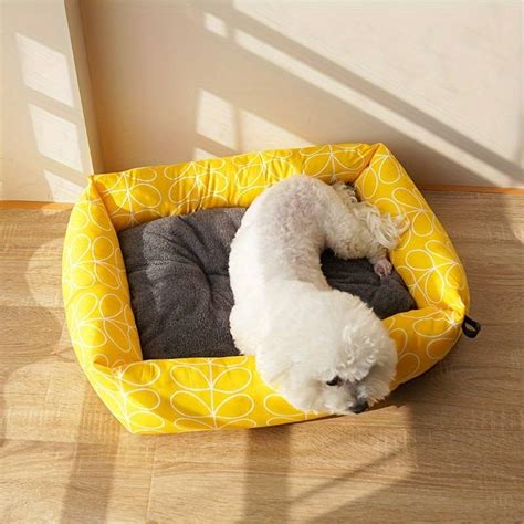 Cozy Plush Round Dog Bed For Cats And Small Dogs - Winter Warmth And ...