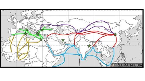 World Geography gr 10 midterm 1500 TRADE ROUTES Diagram | Quizlet