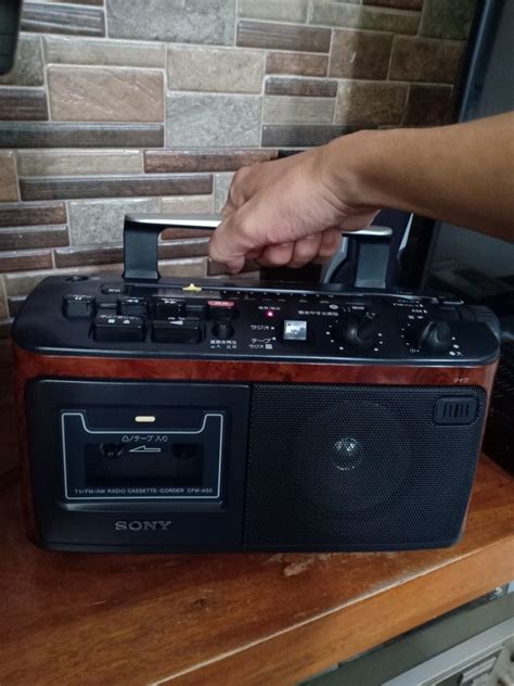 Vintage Sony Radio Cassette Player, Audio, Portable Music Players on Carousell