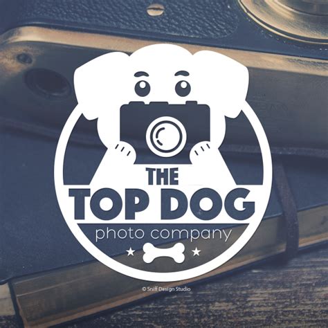 The Top Dog Photo Company Logo Design | Pet logo design, Dog logo ...