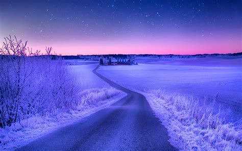 Awesome Winter Road wallpaper | 1920x1200 | #34942