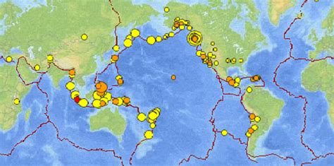 Usgs Real Time Earthquake Map - Map