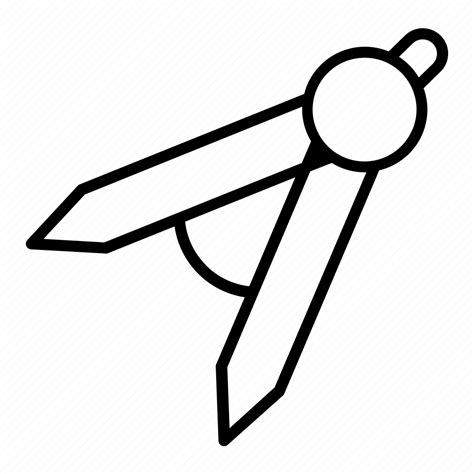 Divider, compass, drawing, geometry, drafting icon - Download on Iconfinder