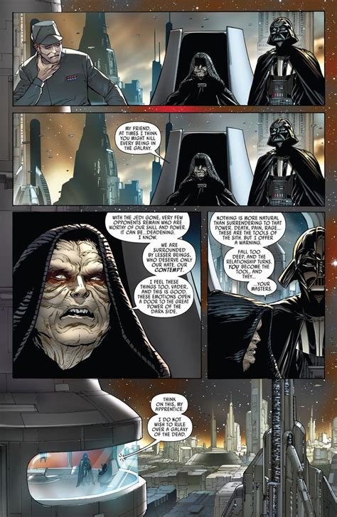 The Emperor offers a warning (Vader #8)http://ift.tt/2GZVeMZ | Star wars anakin, Star wars sith ...