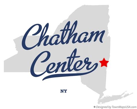 Map of Chatham Center, NY, New York