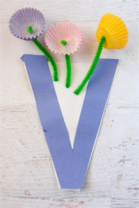 V is for Vase Letter V Craft | Letter v crafts, Preschool letter crafts, Letter a crafts