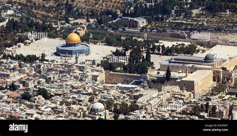 Jerusalem, Old City - Israel, Aerial View Stock Photo - Alamy