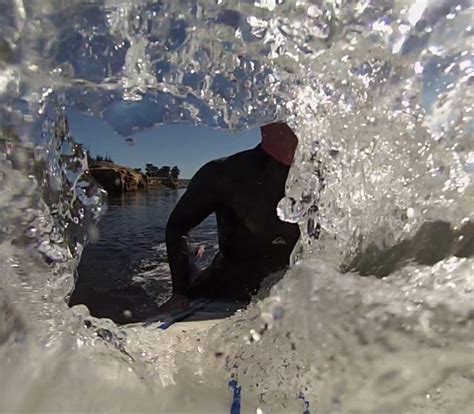 Surfing in Santa Cruz