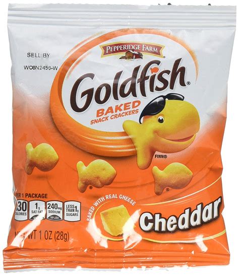 Pepperidge Farm Cheddar Goldfish Crackers, 48 Pouches, Only $6.48