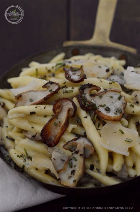 Taste of Italy: Porcini mushroom pasta with sage and rosemary - Mint & Rosemary