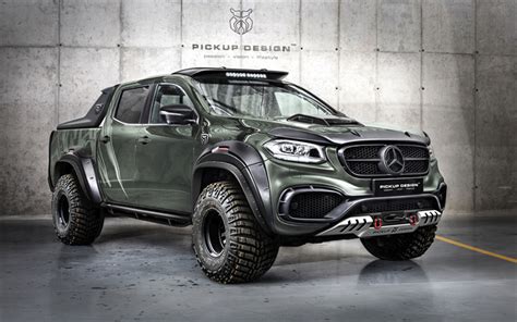 Download wallpapers Mercedes-Benz X-Class, 2018, Carlex Design, tuning ...