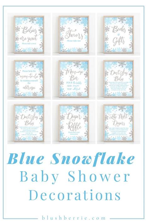 Pin on Snowflakes Baby Shower