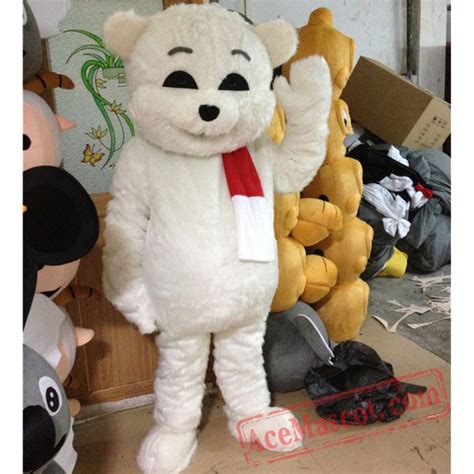 Polar Bear Mascot Costume for Adult