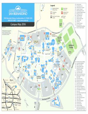 Csusb Map Pdf - Fill Online, Printable, Fillable, Blank | pdfFiller