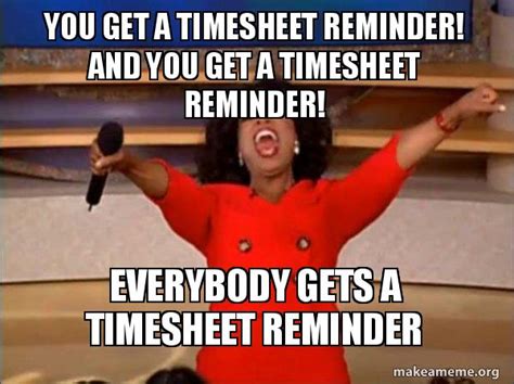 Timesheet Meme