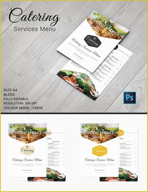 Catering Website Templates Free Of Catering Brochure Examples Awesome ...