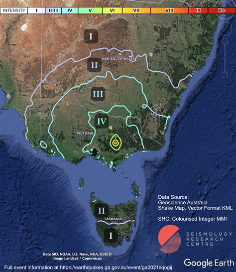 Largest Earthquake in Victoria's history - Seismology Research Centre