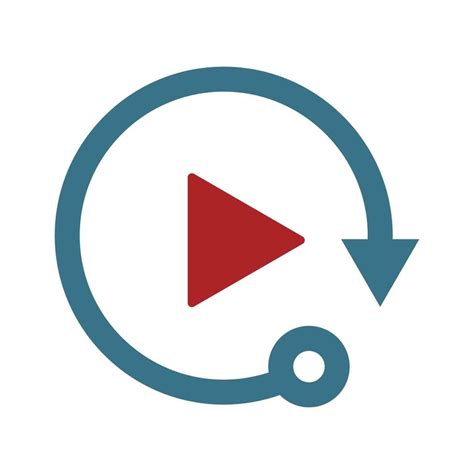 Video play icon logo design 23783846 Vector Art at Vecteezy