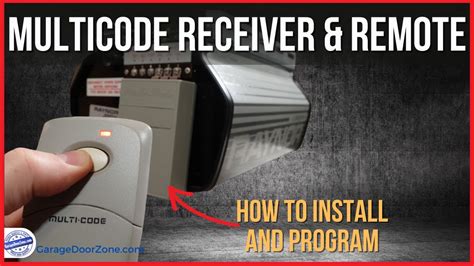 How To Program A Multi Code Garage Door Opener | Dandk Organizer