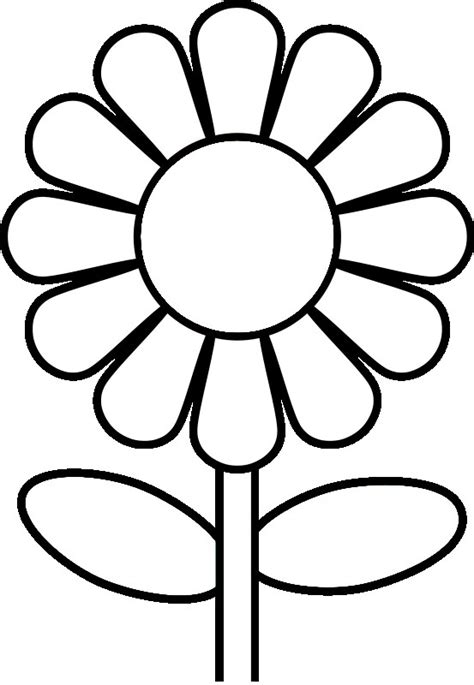Daisy Flower Coloring Page - Flower Coloring Page