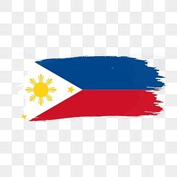 Philippines New Watercolor Flag Brush, Philippines, Flag, Philippines Day PNG Transparent ...