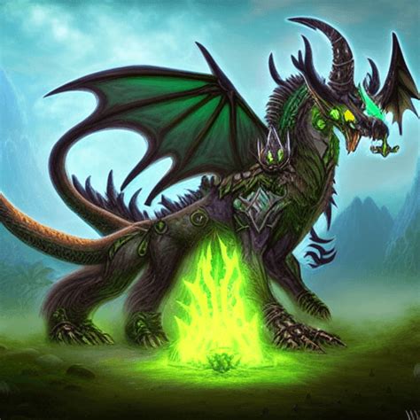 World of Warcraft Druid Dragon Graphic · Creative Fabrica