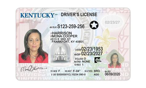 New Edition Kentucky Drivers License template PSD 2023 - Editssc