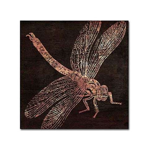 Buy Color Bakery 'Dragonfly' Canvas Wall Art 14 x 14 by Destination ...