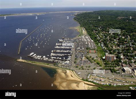 Aerial view of Atlantic Highlands, New Jersey, U.S.A Stock Photo: 7852527 - Alamy