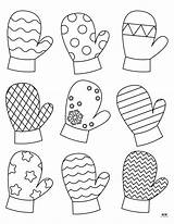 Mitten Coloring Pages & Templates  25 PrintaBulk sketch template