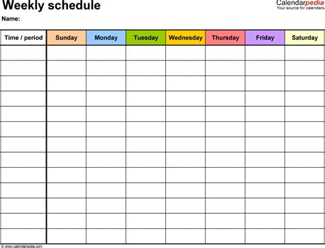 Printable Calendar With Time Slots | Month Calendar Printable