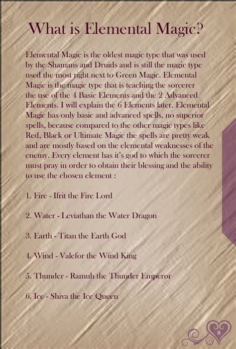 KHSB Page 8 - What Is Elemental Magic - by WeapondesignerDawe on DeviantArt | Elemental magic ...