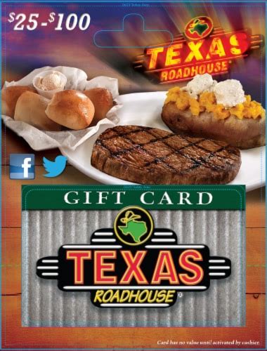 Texas Roadhouse $25-$100 Gift Card, 1 ct - Harris Teeter